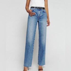Reformation Val 90s Mid Rise Straight Jeans